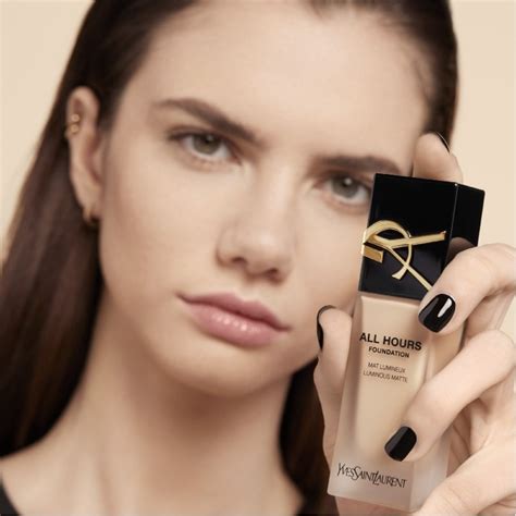 ysl all hours foundation shade range|ysl matte foundation.